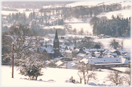 North end of Moffat in snow.