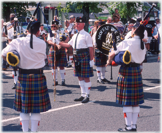 Band's pipe major.