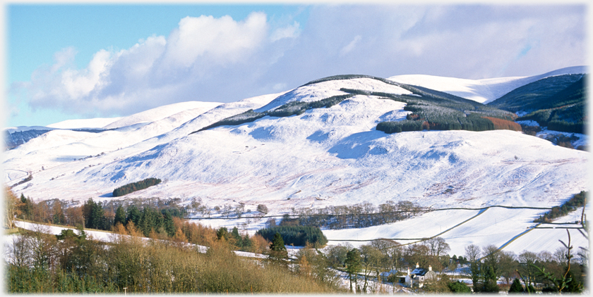 Crofthead Hill and Craigieburn Farm.