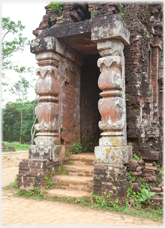 Entrance to temple.