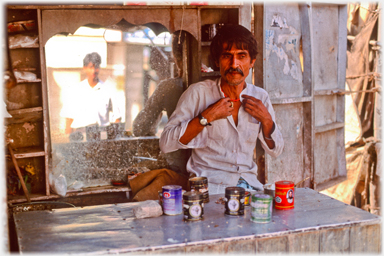 Kiosk shop.