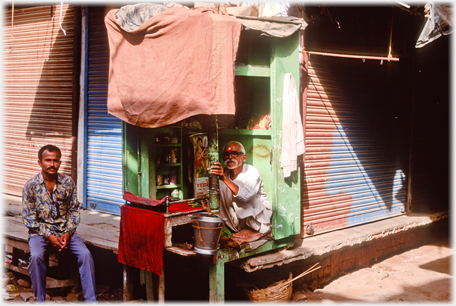 Corner shop.