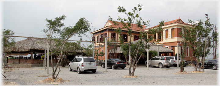 Restaurant buildings.