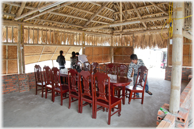 Dining room waiting customers.