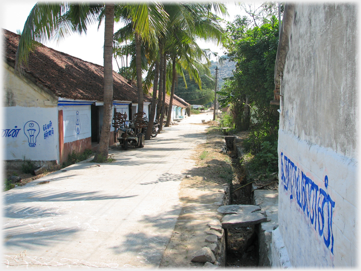 Village street.