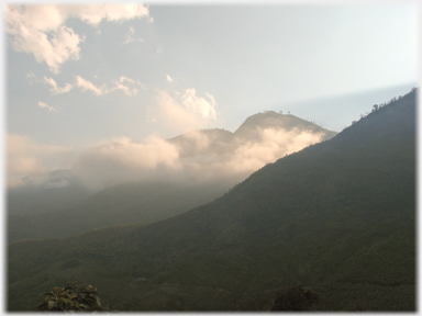 Evening among the hills.