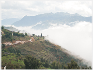 Cloud in valley