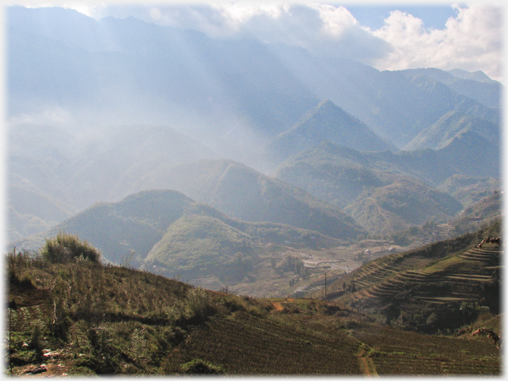 Valley by Sa Pa.