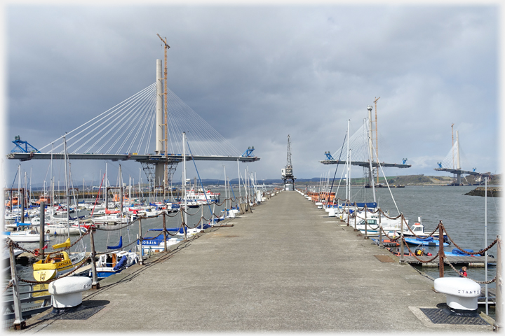 Bridge from Port Edgar pier