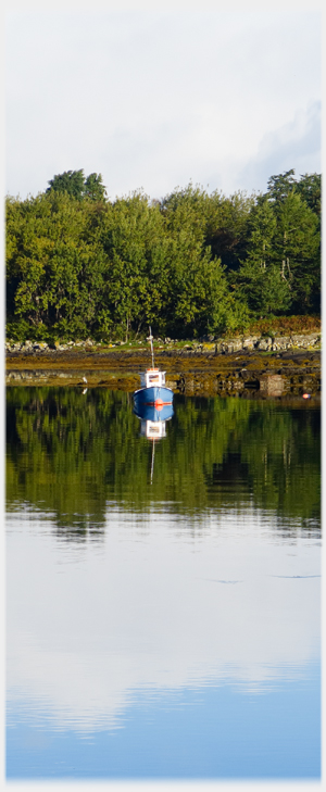 Single boat prow to camera.