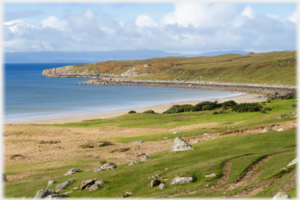 Bay with headland.