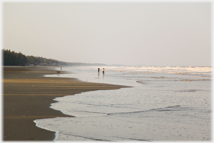 The beach at Tinh Gia.