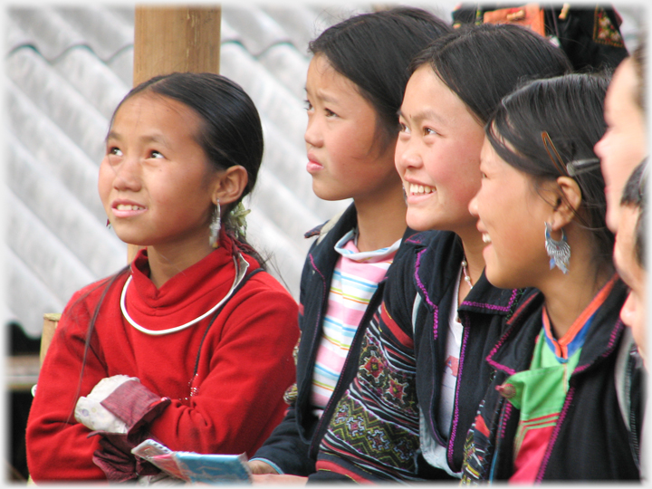 Black Hmong girls.