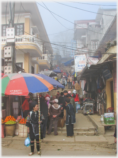 Street in Sa Pa.