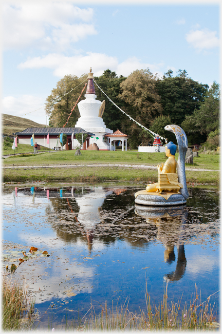 Nagajuna and Stupa