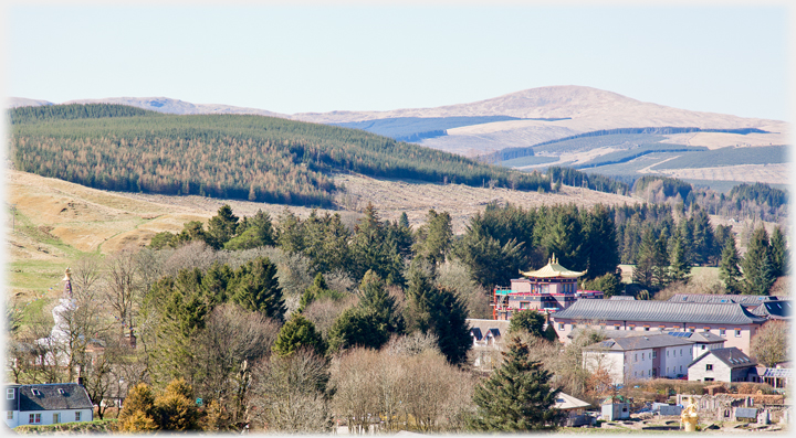 Samye Ling and Ettrick Pen.