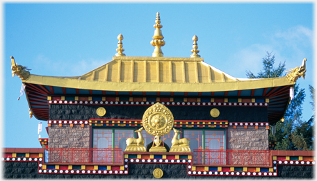 The Temple roof