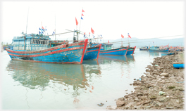 Nghe An fishing boats