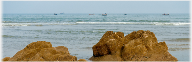 Fishing off the Tinh Gia coast