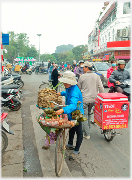 Hawker with ginger