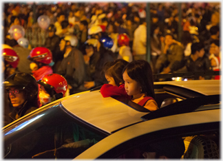 Children in car