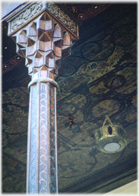 Narenjestan entrance building column capitals.