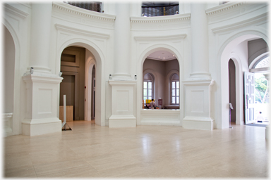 Entrance to Singapore National Museum.