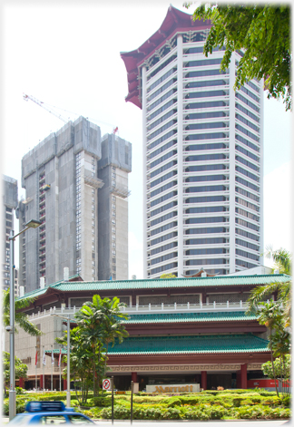 Marriott Hotel on Orchard Road.