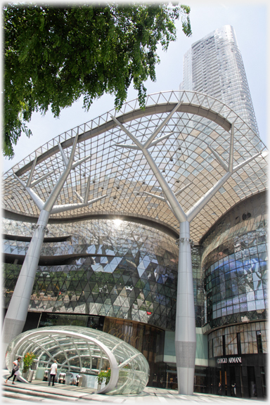 ION entrance and tower behind.