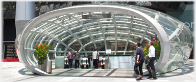 ION entrance staircase porch.