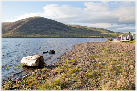 Lochside sculpture.