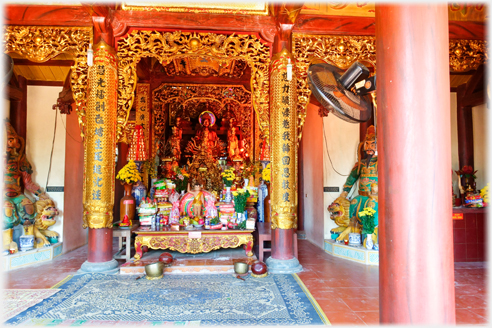 Main altar and part of room.