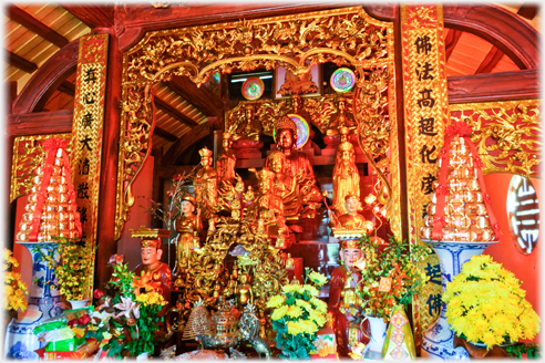 A closer view of the main altar.