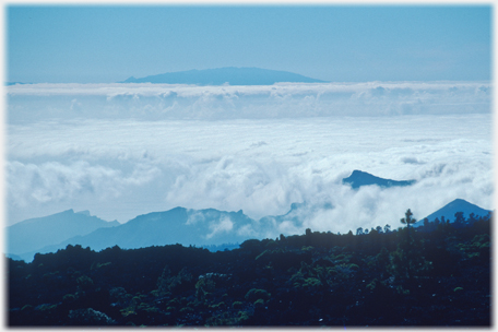 Clouds and Gomera