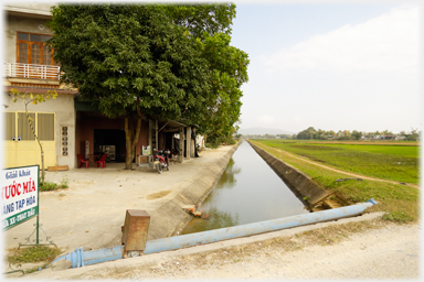 Irrigation channel.