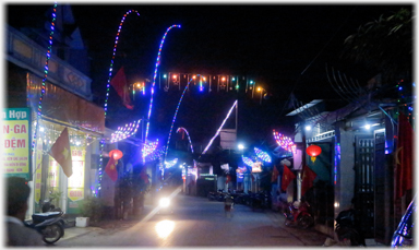 Various types of illuminated decoration.