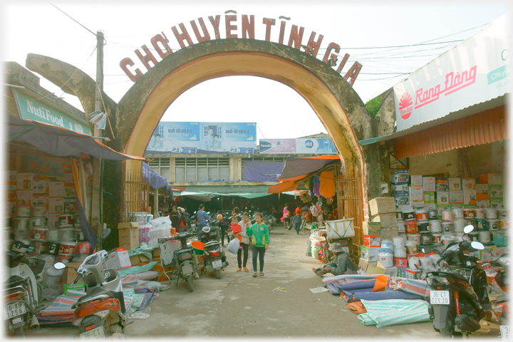 Main market entrance.