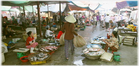 Fish sellers.