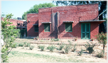 Staff and guest bungalows.