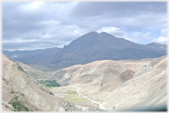 The scale of mountains in eastern Turkey.