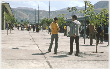 Tatvan station in Eastern Turkey.