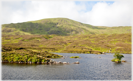 Loch Skeen and White Coomb Summer's day.