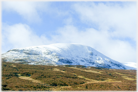 Snow capped White Coomb.