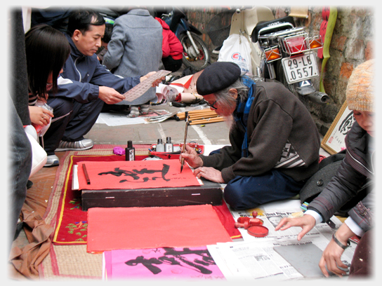 Street Calligrapher in Hà Nội