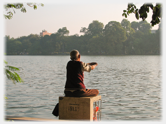 Morning Meditation by Hoàn Kiếm Lake